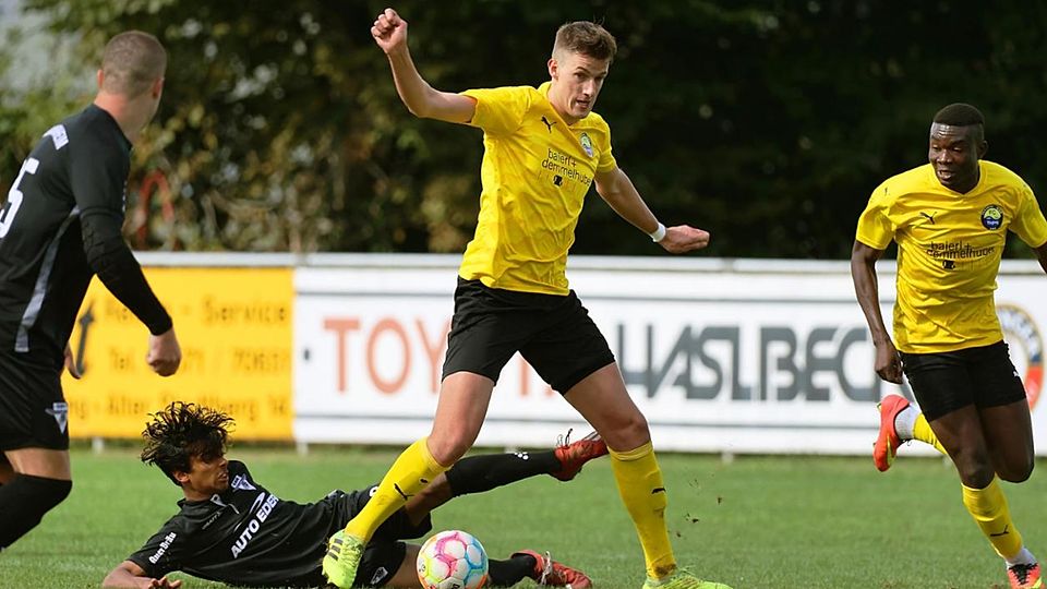 Ein großgewachsener Defensivspieler für den SVN: David Eichinger.