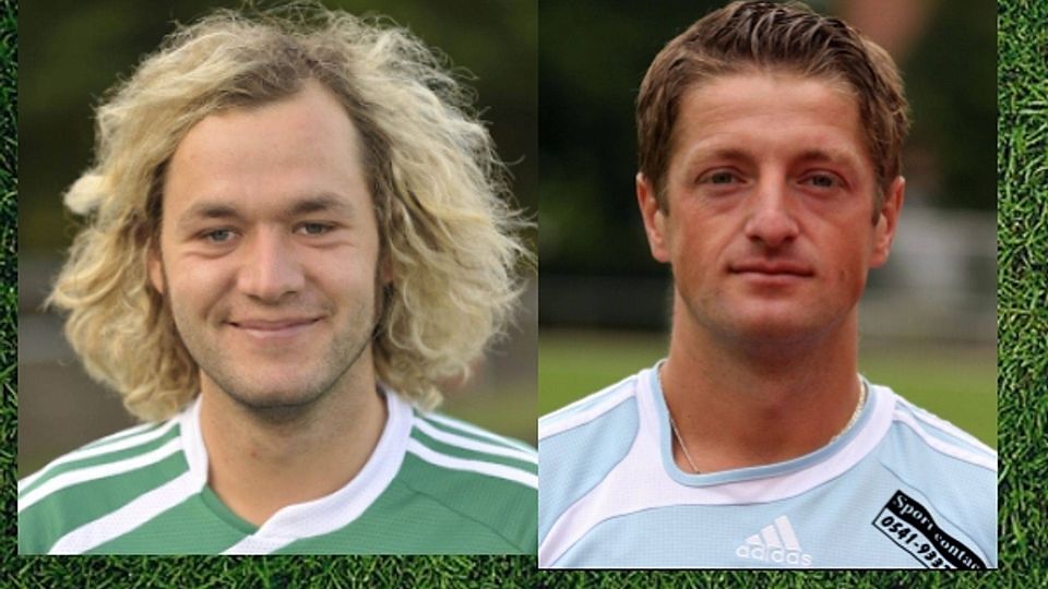 Urgesteine: Malte Becker (links) und Fatmir Dusinovic treten für ihre Vereine wieder gegen die Kugel. Fotomontage: FuPa.net