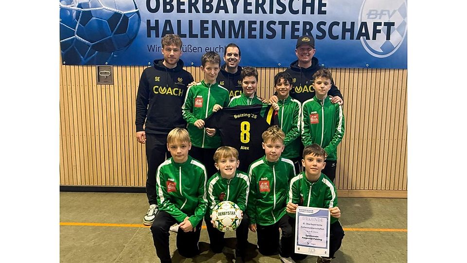 Für die E-Juniorenkicker des SVA Palzing war es ein tolles Erlebnis, gegen die großen Clubs spielen zu dürfen.