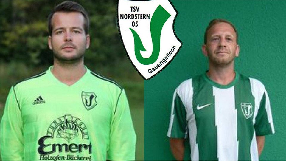 Marian Weritz (l.) und Sebastian Gramlich übernehmen den TSV Gauangelloch.