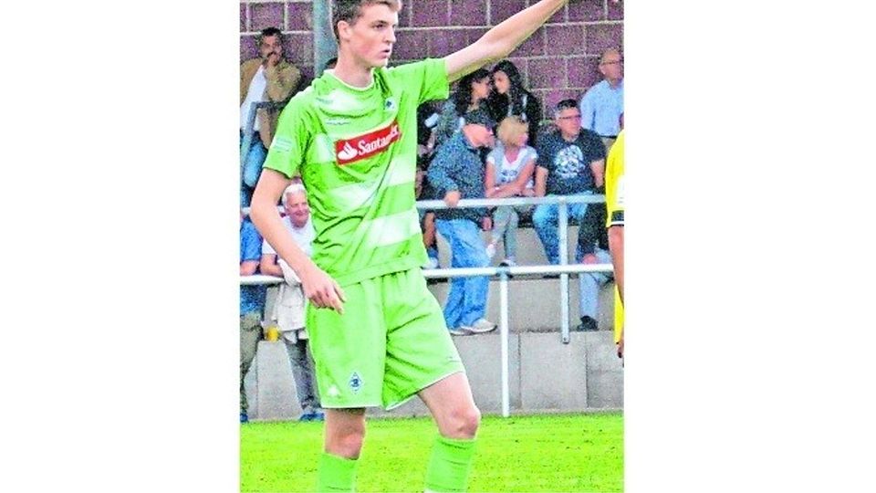 Der Konzener Jordi Bongard bestritt in dieser Saison sieben Länderspiele für die U17-Nationalmannschaft und bisher 21 Spiele für die U17 von Borussia Mönchengladbach.Foto: Kurt Kaiser