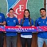von links: sportl.Leiter Thorsten Krausse, Celine Schwer, Dorinja Weizel, Sergio Meier