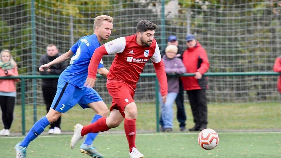 Ein Bild aus alten Tagen: Serkan Kolpar in einem Thüringenligaspiel in Bad Frankenhausen im September 2020. 