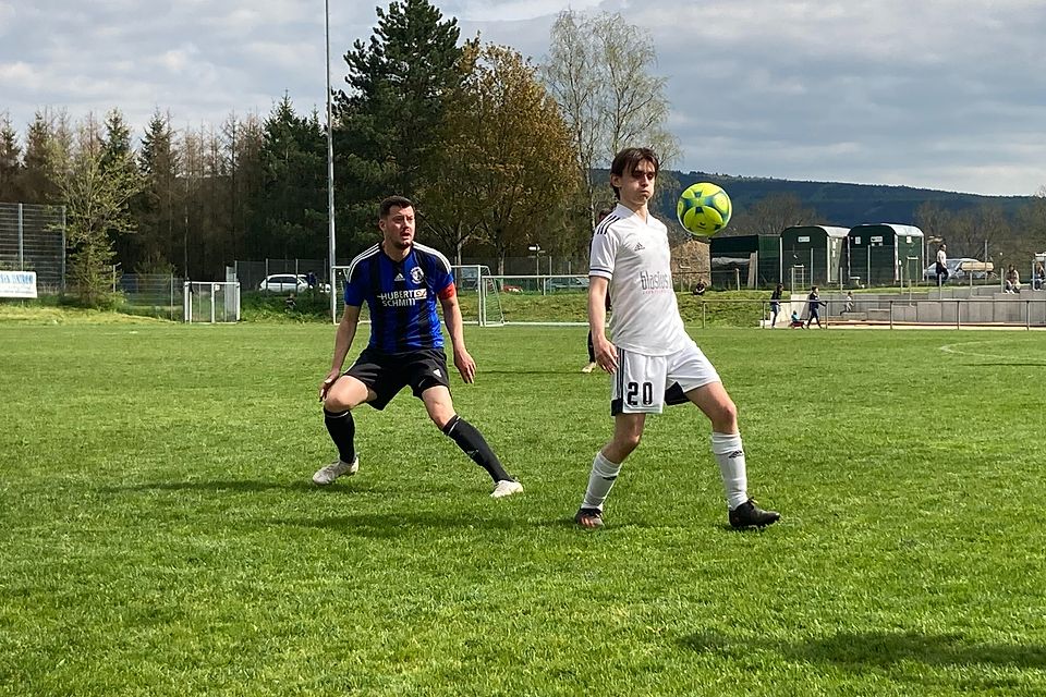 Nicht nur in dieser Szene waren Niklas Kirsten und die Pluwig/Gusterather im Vorteil.