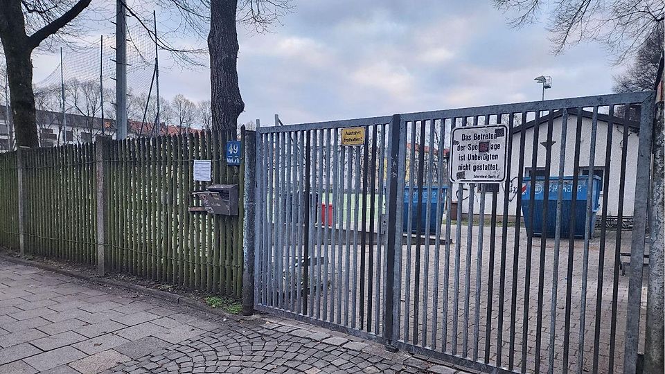 Die Sportanlage an der Wackersbergerstraße ist aktuell geschlossen.