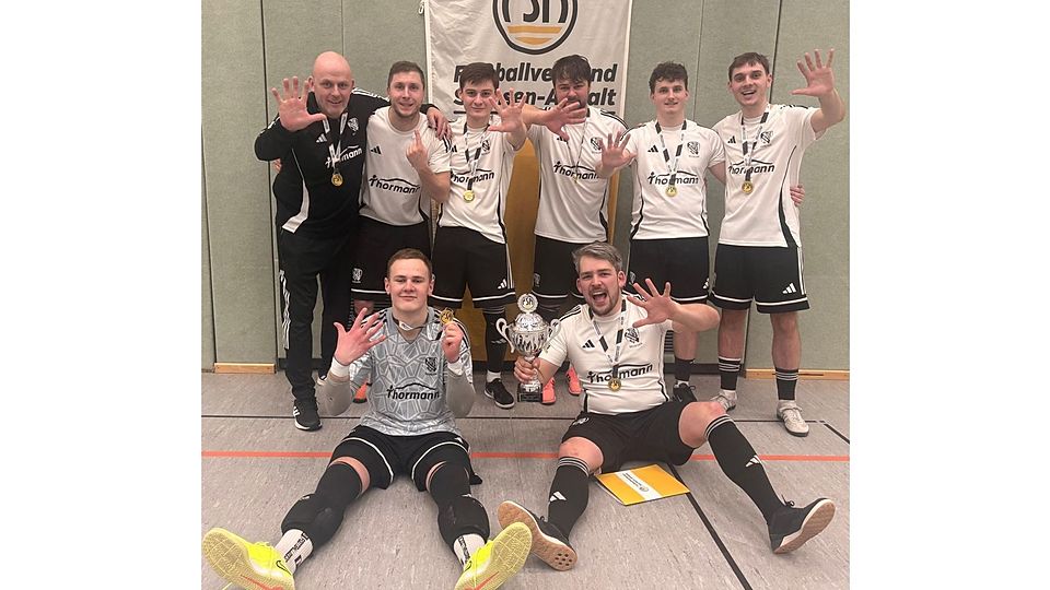 Der TuS Schwarz-Weiß Bismark hat sich nach 2025 am vergangenen Wochenende zum zweiten Mal den Landesmeistertitel im Futsal gesichert.