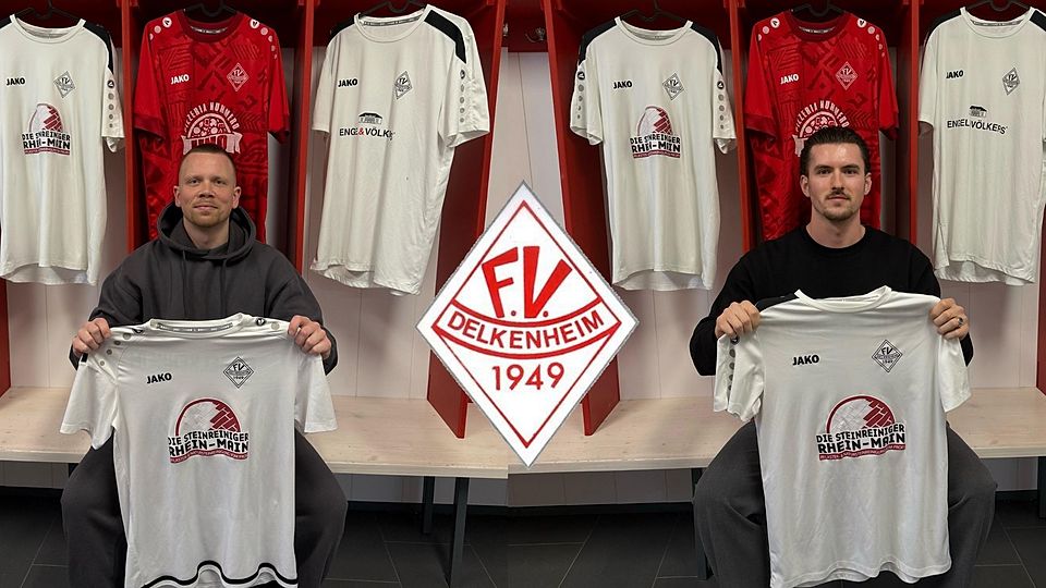 Marvin Funk (links) und Paul Luis Faber spielen zur kommenden Saison beim FV Delkenheim.