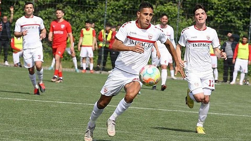 Mateus Ayala Cardoniz in der Saison 2022/23 im Trikot des heutigen Regionalligisten Türkspor Dortmund.