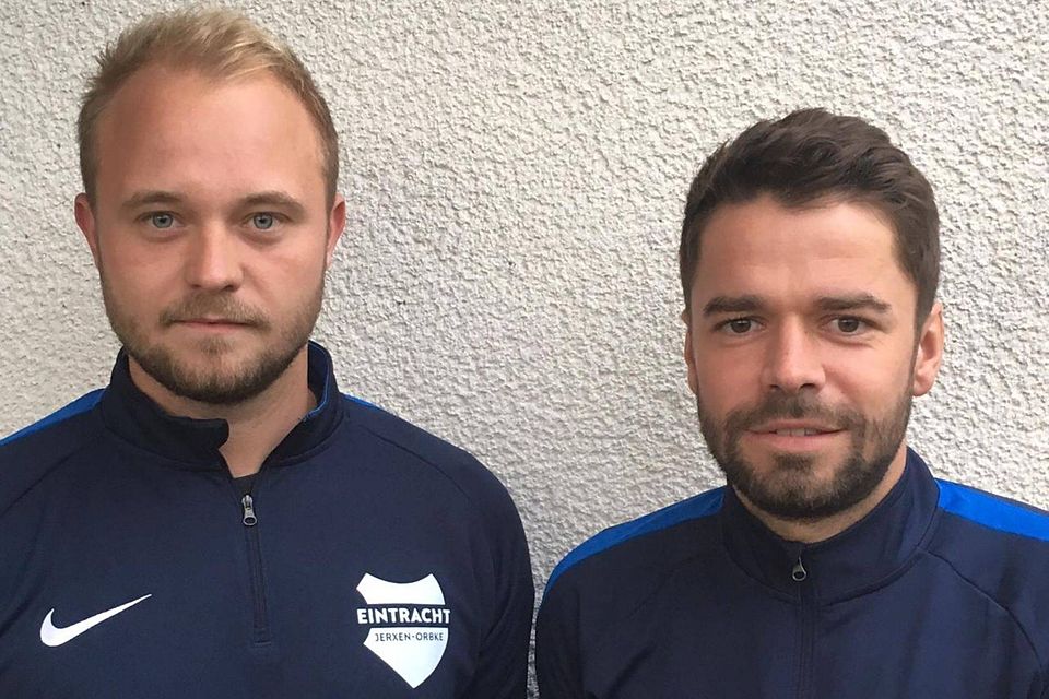 Kevin Pietsch (links) und Marco Jöstingmeier (rechts) vom SV Jerxen-Orbke im Interview.
