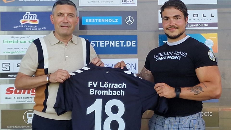 Antonio Ratto (links), der Teammanager der ersten Mannschaft, und Rückkehrer Gabriel Bertino | Foto: FVLB