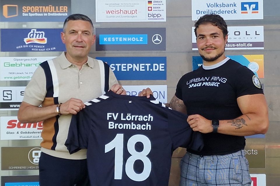 Antonio Ratto (links), der Teammanager der ersten Mannschaft, und Rückkehrer Gabriel Bertino | Foto: FVLB Antonio Ratto (links), der Teammanager der ersten Mannschaft, und Rückkehrer Gabriel Bertino | Foto: FVLB