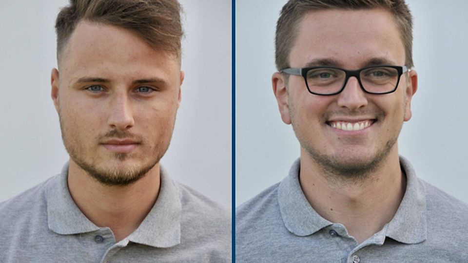 Die neuen Trainer (v.l.) Patrick Matysik und Max Gengnagel 