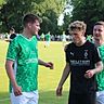 Nicht nur Robin Hack präsentierte sich bestens gelaunt in Anrath.