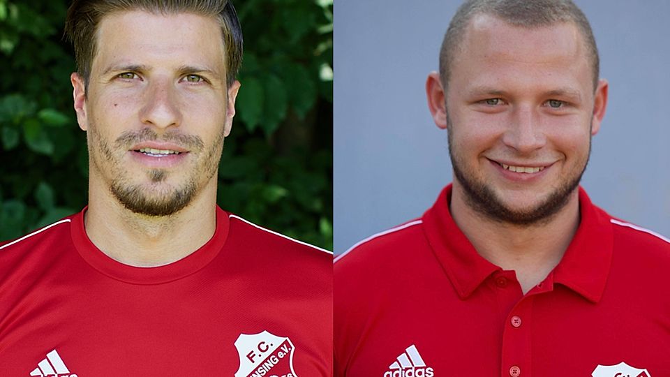Bernd Häfele (li.) und Stefan Gasda (re.) bilden das Trainerduo des FC Finsing.