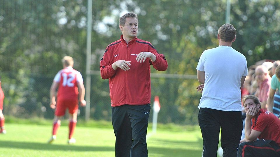 SV Hemsen und Carsten Krüßel: Nach dem 0:2 in Dohren ist die Beziehung vorzeitig beendet. F: Tobias Ahrens