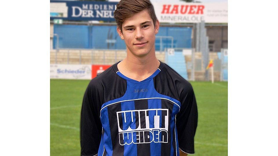 Paul Weidhas vertritt die Farben der SpVgg SV Weiden im U17-Förderkader des Bayerischen Fußball-Verbandes. Foto: Nachtigall