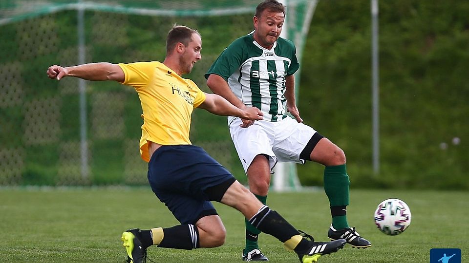 Patrick Kagerbauer (re.) verabschiedet sich vielleicht für immer von der Fußballbühne 