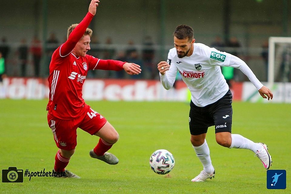 Kasim Rabihic (re.) im Spiel gegen den FC Bayern II.