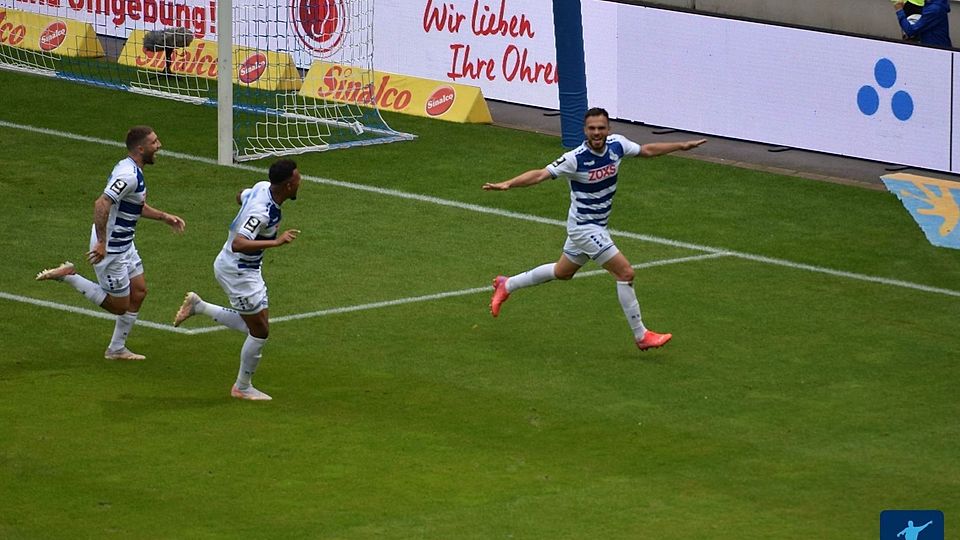 Orhan Ademi traf zum 1:0 für die Zebras gegen den TSV Havelse.