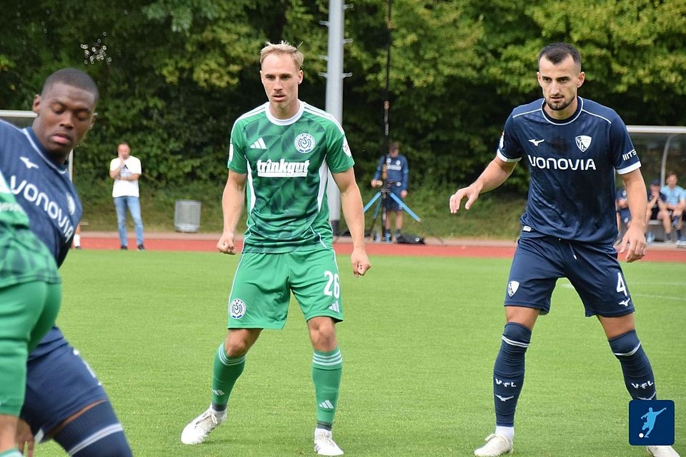 Florian Krüger bei seinem ersten Einsatz für den MSV Duisburg. Florian Krüger bei seinem ersten Einsatz für den MSV Duisburg.