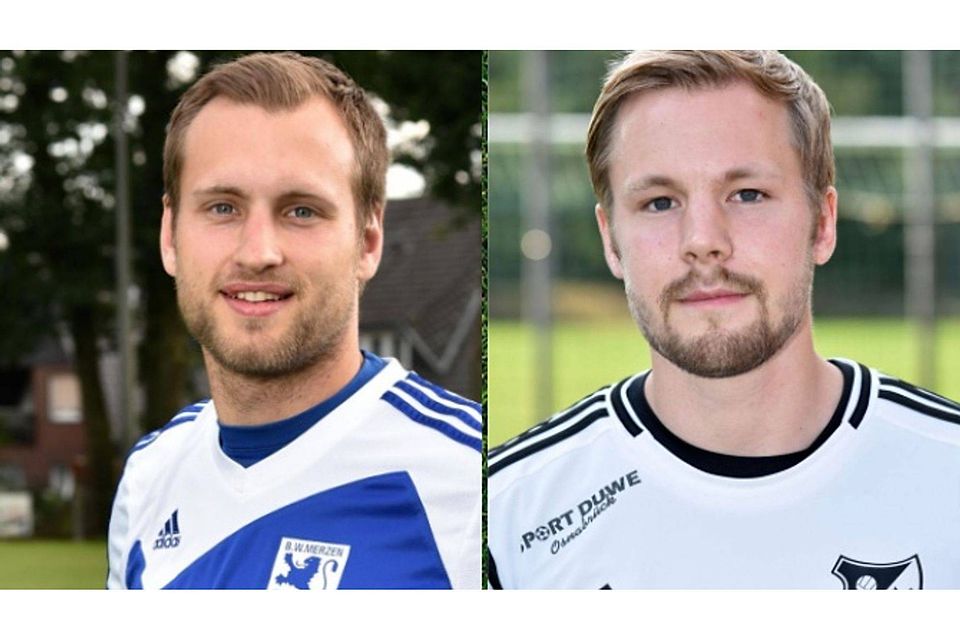 Daiel Holstein (links) und Sebastian Vinke treffen am Sonntag im Topspiel aufeinander.