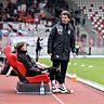 Thomas Kost (r.) war zuletzt Co-Trainer beim FC Rot-Weiß Erfurt.