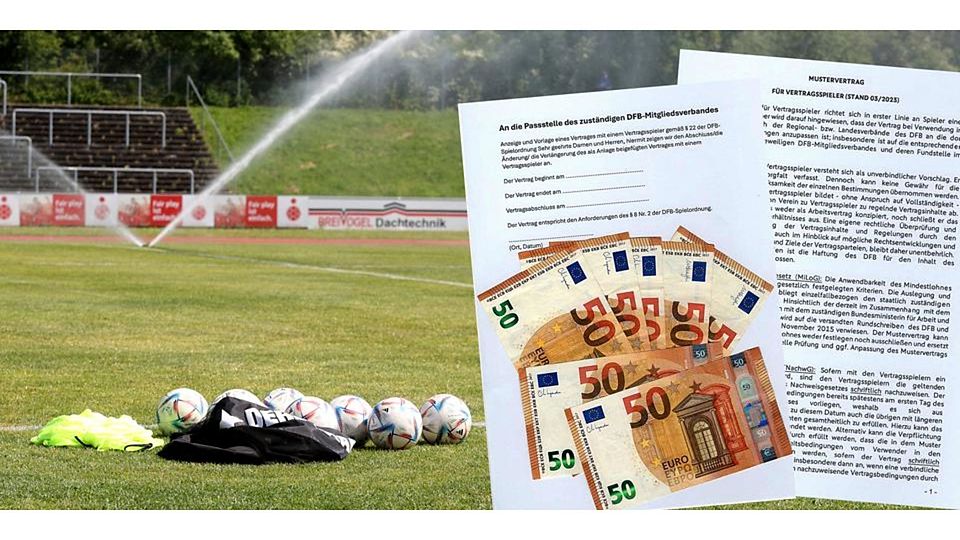 Ab 2. Februar werden für Vertragsamateure bundesweit 350 Euro Grundgehalt fällig. © Mario Luge