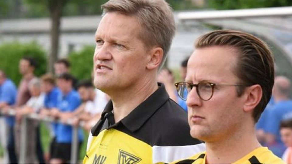 Die Trainer Martin Kittelberger und Marc Elsäßer (von links) hoffen auf eine Überraschung. Günter E. Bergmann - Photograph