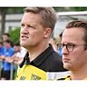 Die Trainer Martin Kittelberger und Marc Elsäßer (von links) hoffen auf eine Überraschung. Günter E. Bergmann - Photograph