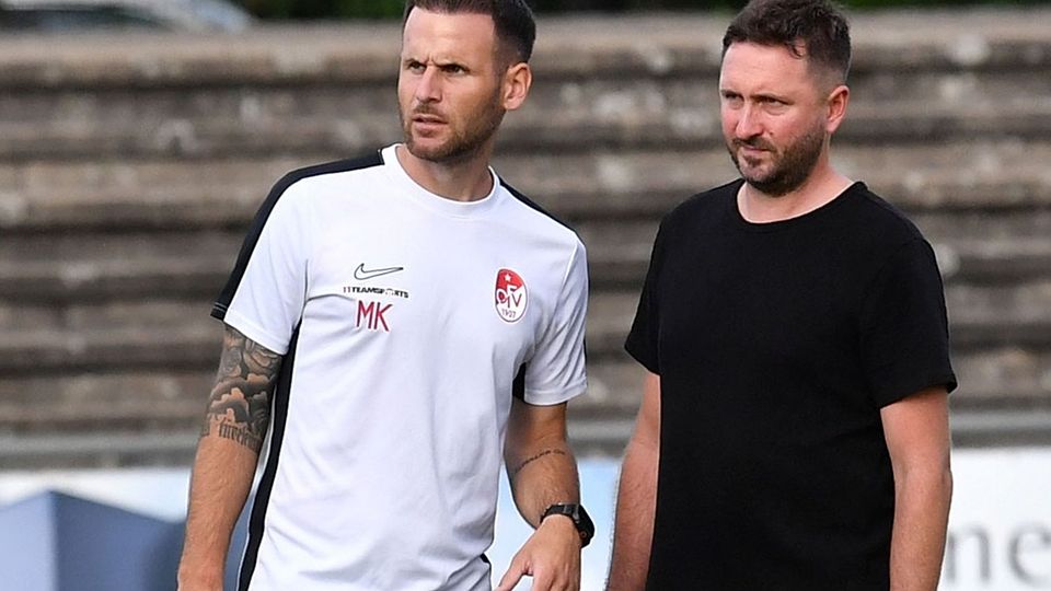 Das Offenburger Trainerteam Michael Kovács (links) und Marc Hertwig muss fünf Leistungsträger ersetzen.