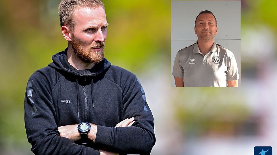 Bidlen das Trainertandem bei der U21 des TSV 1860: Christoph Rech (großes Bild) und Wolfgang Sonnenhauser (kleines Bild).