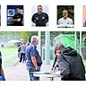 Amateurfußball in der Corona-Krise: Beim Landesliga-Spiel zwischen Eintracht Verlautenheide und Alemannia Mariadorf tragen sich die Zuschauer in eine Liste ein.
