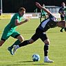 Die SV Grafenwöhr (rechts) setzte der Siegesserie des FC Weiden-Ost ein Ende.