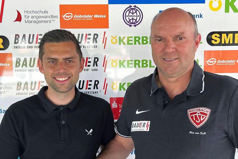 Coach und Chef: Trainer Alex Käs (l.) und Abteilungsleiter Georg Hanslmaier.