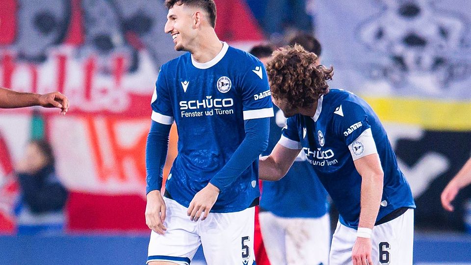 Semi Belkahia (li.) war zuletzt Teil der Bielefelder Erfolgsgeschichte. Nun nimmt er beim TSV Havelse eine neue Herausforderung in Angriff.