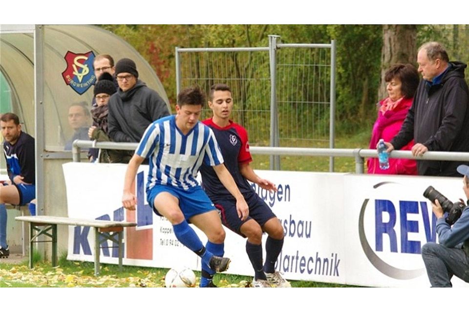 Der TSV Bernhardswald unterlag gestern in Burgweinting.  Foto: Schmautz