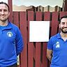 Das ist das neue Trainerteam des Klub Kosova: Jerzy Kopik (li.) und Jaime Ramires.
