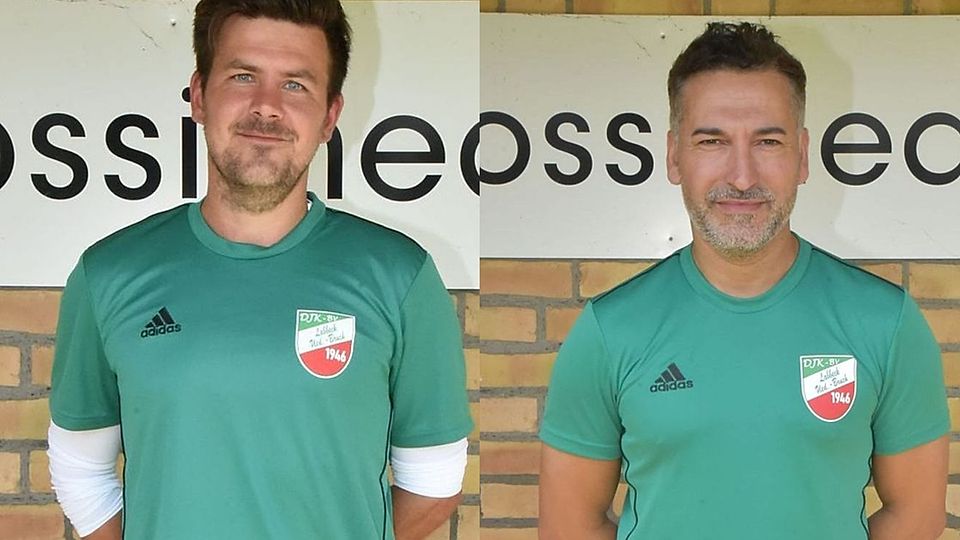 Jonas Budnitzki (links) und Kemal Sürücü hören als Trainer im Sommer in Labeck auf.