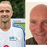 Mit 55 noch immer stark: Dirk Storm und Uwe Dräger vom VfL Güldenstern Stade.