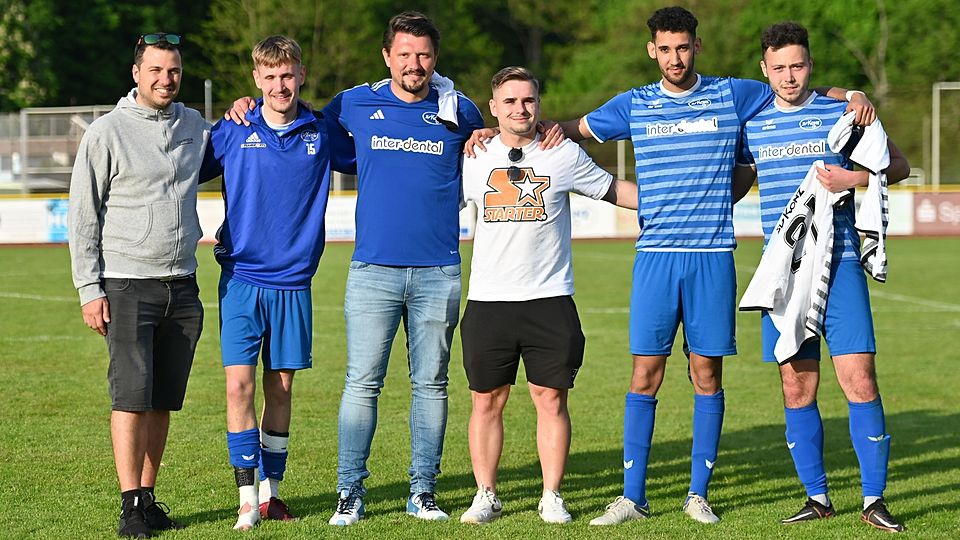 Auf dem Bild von links: Simon Grünhäuser, Philip Laux, Oliver Esch, Jonas Witz, Jeremy Kaiser, Louis Berens 