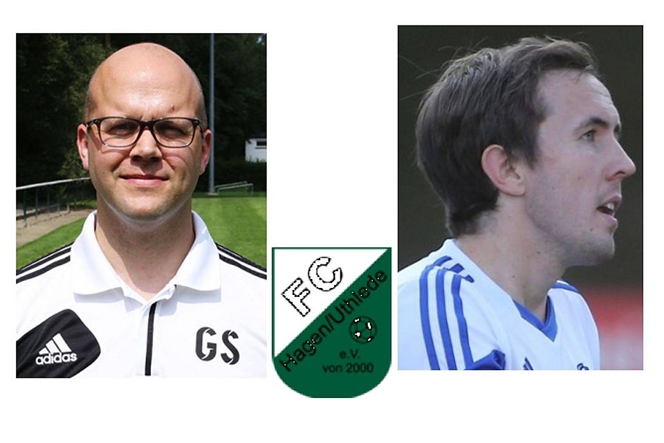 Führungswechsel: Gunnar Schmidt (links) wird zum Saisonende sein Trainermat beim Landesligisten FC Hagen/Uthlede niederlegen. Max Klimmek übernimmt.