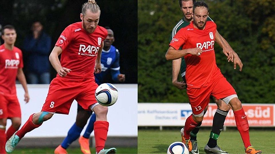 Alexander Buch (li.) und Florian Wolf werden dem TSV 1865 Dachau im neuen Jahr nicht mehr zu Verfügung stehen. FOTOS: Latzel / Leifer