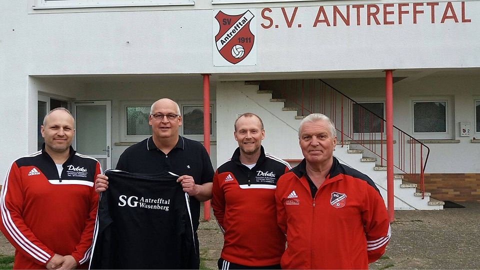 v.l.n.r. Markus Berg, Michael Seum, Marco Luckhardt und Rainer Harrer