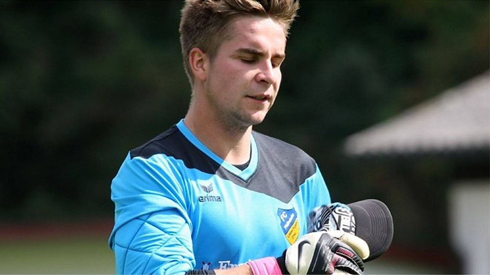 Schwere Verletzung auskuriert: Torwart Philipp Glaß steht beim FC PUZ wieder zwischen Pfosten.		F.: Georg Fischer
