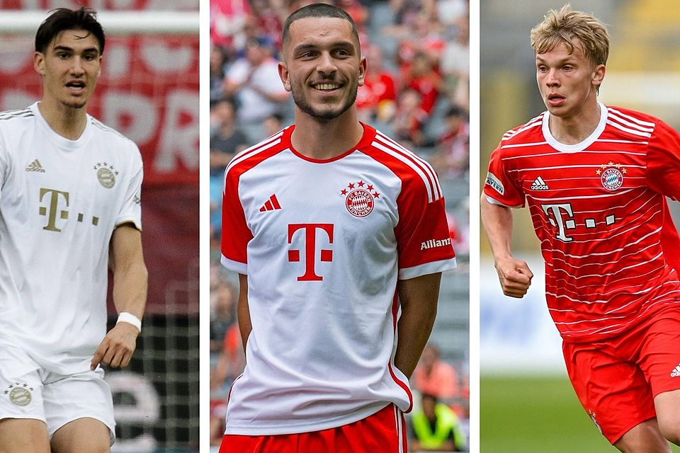 Antonio Tikvic, Arijon Ibrahimovic und Frans Krätzig (v. l.) könnte die Zukunft bei den Bayern gehören.