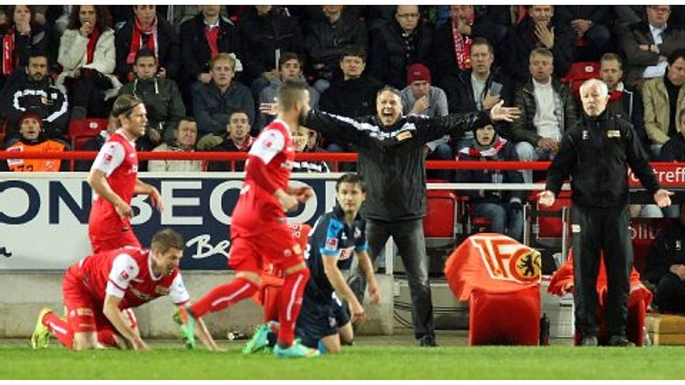 Für Union-Coach Uwe Neuhaus ist die Saison noch lange nicht vorbei. Foto: imago/Michael Schulz