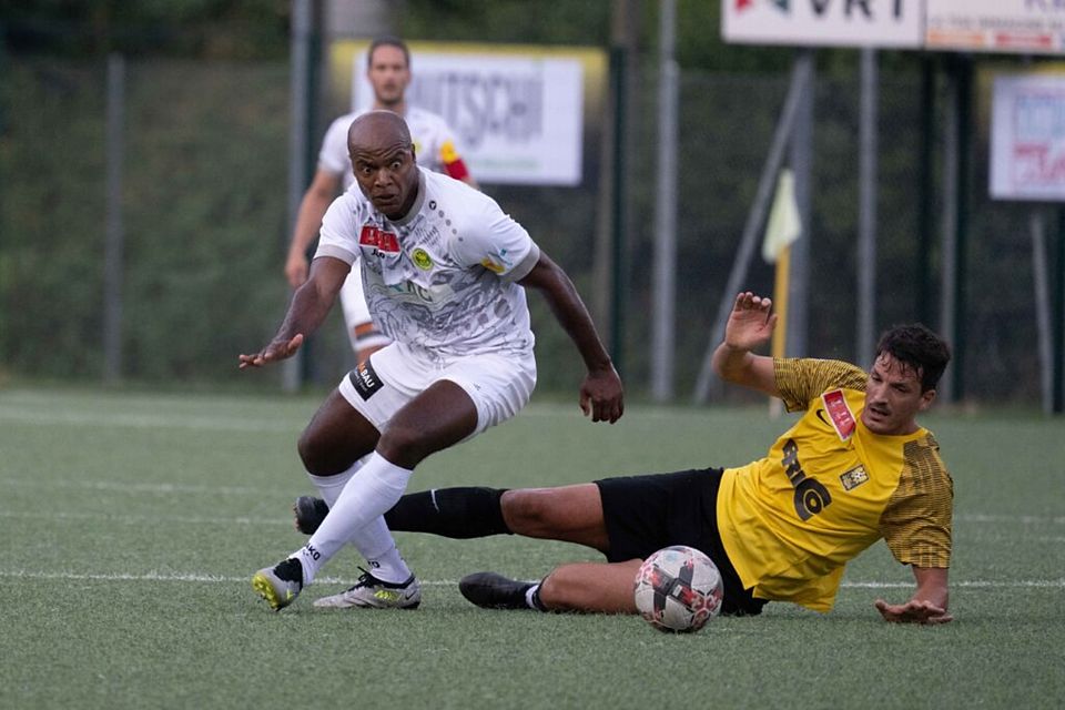 Vor vier Wochen holte sich Brühl mit einem 3:0 gegen die AC Taverne das Ticket für das jetzige Spiel gegen Lausanne. Im Bild Brühls Stürmer Silvio.