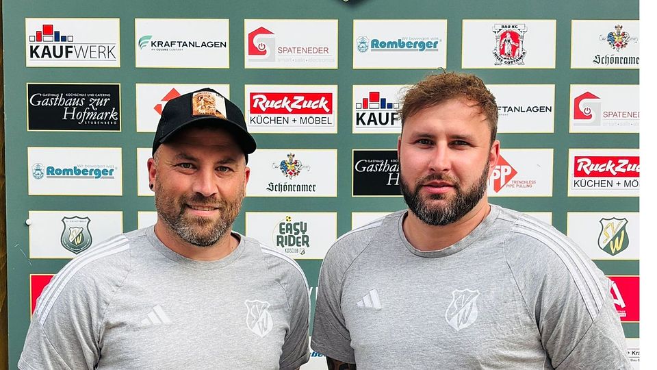 Florian Straßer (li.) unterstützt Chefanweiser Christoph Behr künftig als Co-Trainer 