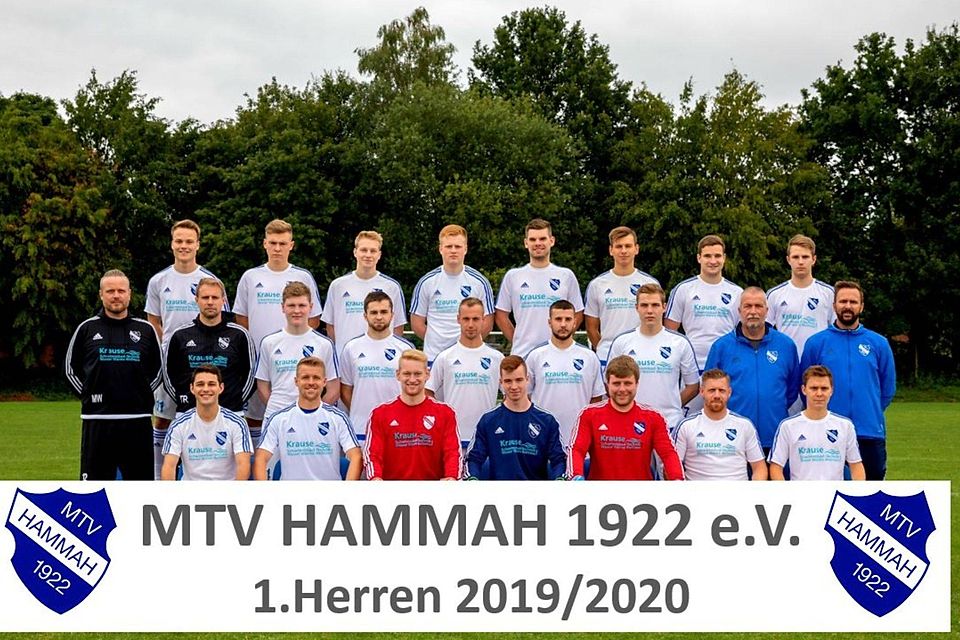 Das Team des MTV Hammah, das sich in der Bezirksliga präsentiert. 