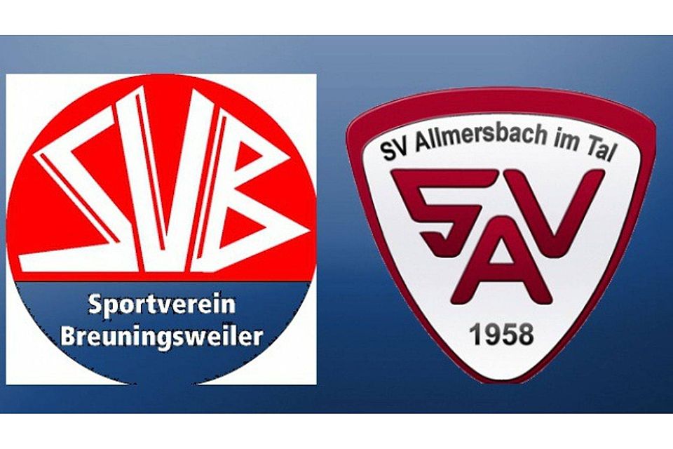 Treffen im Viertelfinale des Bezirkspokals aufeinander: Der SV Breuningsweiler und der SV Allmersbach.